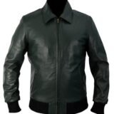 Tv Series Arrow Stephen Amell Leather Bomber Jacket