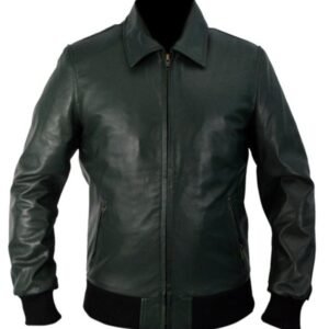 Tv Series Arrow Stephen Amell Leather Bomber Jacket