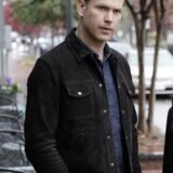 Tv Series Legacies Mathew Davis Black Suede Leather Jacket