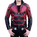 Daredevil Red Leather Jacket – Inspired by Charlie Cox