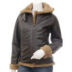 womens Leather Bomber Jacket 13