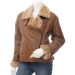 womens Leather Bomber Jacket 25