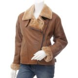 womens Leather Bomber Jacket 25