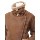 womens Leather Bomber Jacket 26
