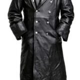 German WW2 Officer Trench Coat – Real Leather Military Style | Mad Skinwear