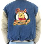 Vintage 90s Winnie the Pooh Denim Varsity Jacket – Disney Loyal & True | Mad Skinwear