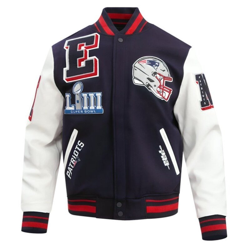NFL Mashup Varsity Jacket | New England Patriots NFL Mashup Varsity Jacket | New England Patriots