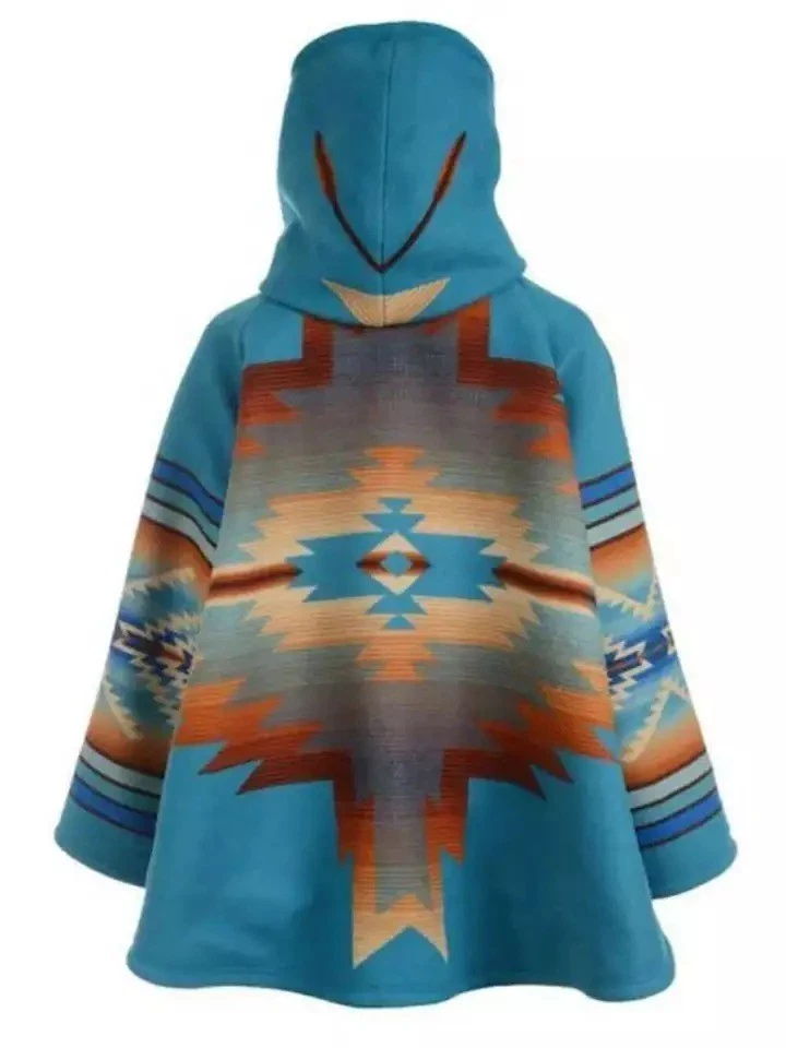 Kelly Reilly Jacket Beth Dutton Yellowstone Blue Hooded Poncho Women Coat Kelly Reilly Jacket Beth Dutton Yellowstone Blue Hooded Poncho Women Coat