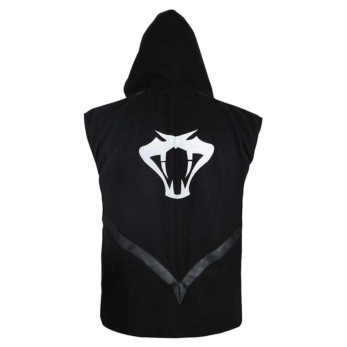 Randy Orton RKO WWE Hoodie Vest – Black Fleece Jacket Randy Orton RKO WWE Hoodie Vest – Black Fleece Jacket
