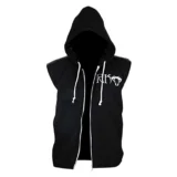 Randy Orton RKO WWE Hoodie Vest – Black Fleece