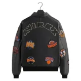 Kith & AVIREX Knicks Leather Jacket Icon Patch Streetwear