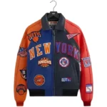 Kith x Avirex MSG Sports Icon Jacket NYC Knicks & Rangers Leather Bomber