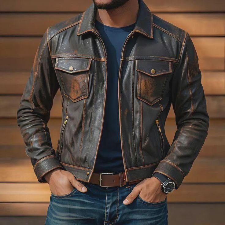 unik leather jacket