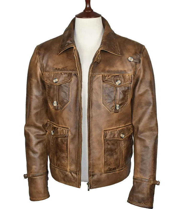 Men’s The Expendables 2 Film Jason Statham Real Leather Jacket Men’s The Expendables 2 Film Jason Statham Real Leather Jacket