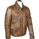 Men’s The Expendables 2 Film Jason Statham Real Leather Jacket 2