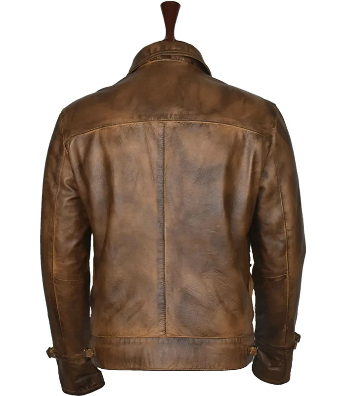 Men’s The Expendables 2 Film Jason Statham Real Leather Jacket – back side Men’s The Expendables 2 Film Jason Statham Real Leather Jacket – back side