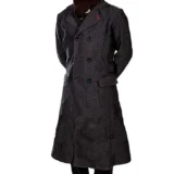 Sherlock Holmes Benedict Cumberbatch Winter Men's Black Wool Trench