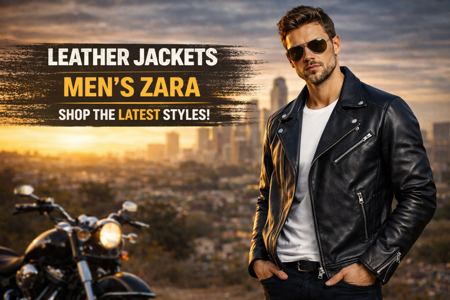 leather jacket men's zara