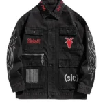Materials Denim Slipknot Inspired Heavy Metal Denim Jacket – Unisex Streetwear (3)