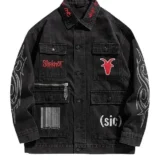 Materials Denim Slipknot Inspired Heavy Metal Denim Jacket – Unisex Streetwear (3)