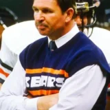 Mike Ditka Chicago Wool Vest – Bears Embroidered Sleeveless Pullover