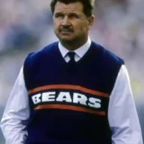Mike Ditka Chicago Wool Vest – Bears Embroidered Sleeveless Pullover pic