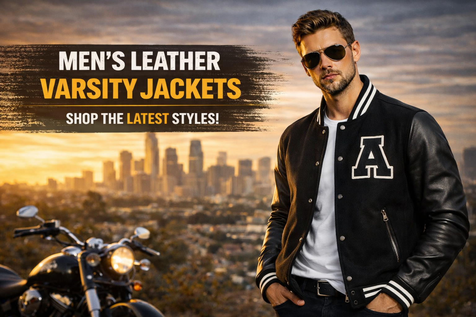 men's leather varsity jackets
