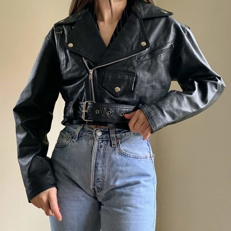 80's Leather Jacket – Retro Style & Timeless Look