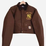 NY Yankees X Vintage Carhartt Crop Jacket