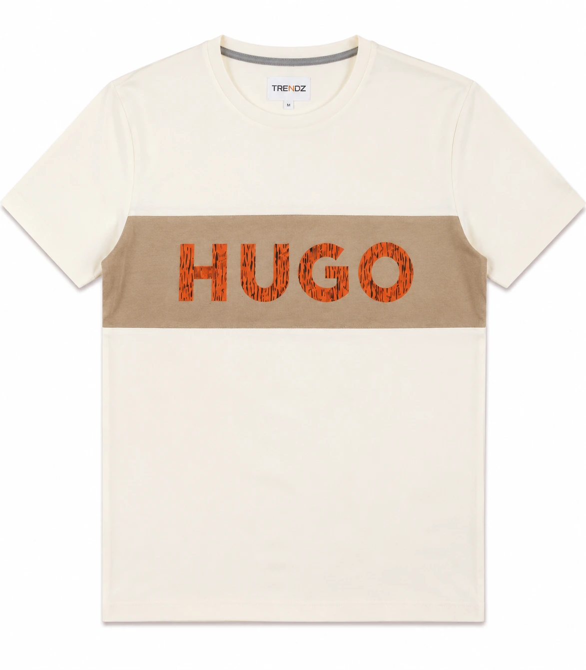 HUGO Men's Color-Block Logo Panel T-Shirt - Image 3