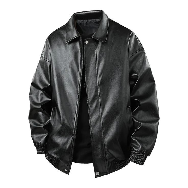 Black Leather Jacket Men – Classic Stylish Outerwear