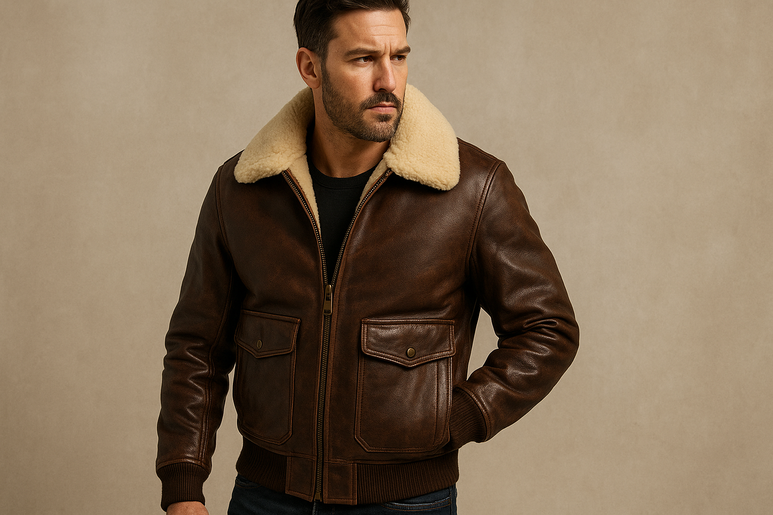 men's avirex leather jackets