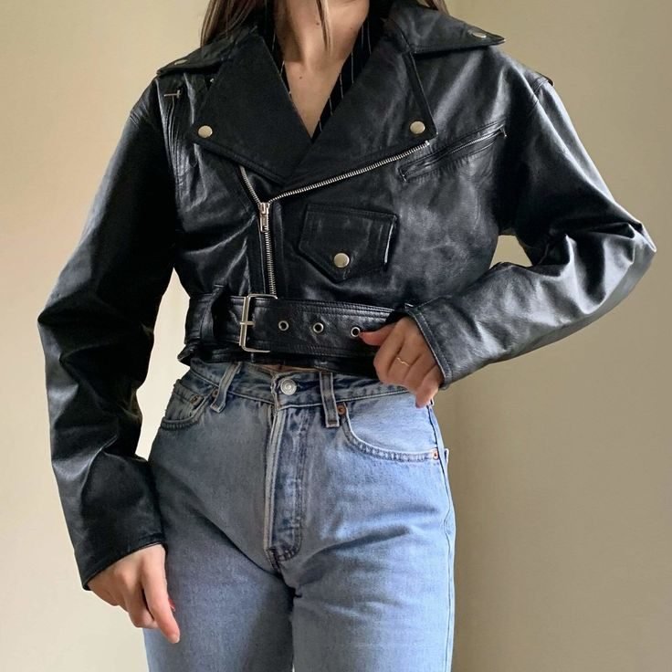 80's Leather Jacket – Retro Style & Timeless Look